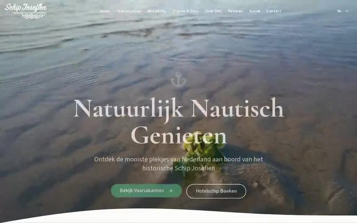 Schip Josefien — website door StudioFab